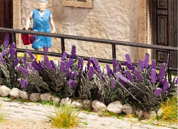 HO LASER-CUT PURPLE SAGE/10 PLANTS