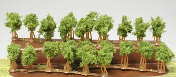 HO-SCALE CROP VINES/BUSHES / 24 Pcs.