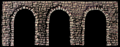 MULTI-SCALE RANDOM BLOCK ARCADE WALL