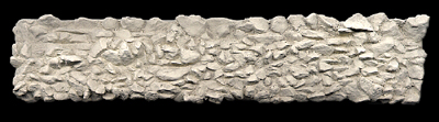 HO SCALE ROUGH RANDOM STONE RETAINING WALL