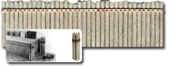 N-SCALE DOLPHIN PILINGS