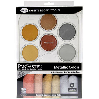 Metallic Six Color Painting Kit