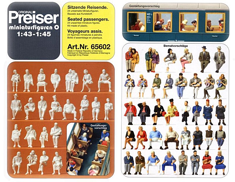 preiser unpainted figures