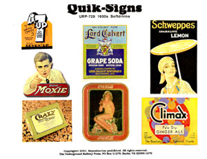 1930s SOFT DRINK DECALS - No. 1
