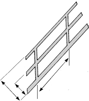 N-SCALE STAIR RAILS