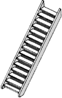 3 N-SCALE FINELINE STAIRS