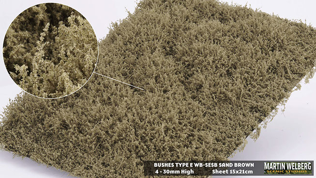 HIGH SAND BROWN  THICKET TYPE 'E'