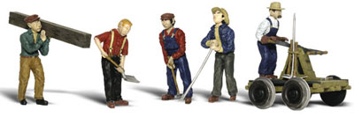 HO-SCALE RAIL WORKERS