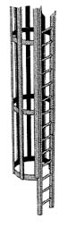 5 HO-SCALE CAGED LADDER