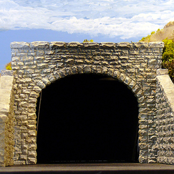 DOUBLE RANDOM STONE TUNNEL PORTAL