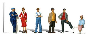 HO-SCALE CASUAL PEOPLE
